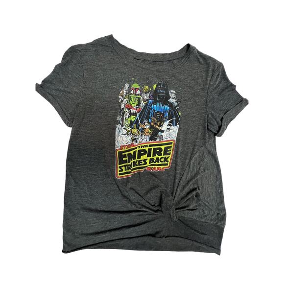 Womans Star Wars Empire Strikes Back T-Shirt Medium Darth Vader Boba Fett Bounty - Picture 1 of 5
